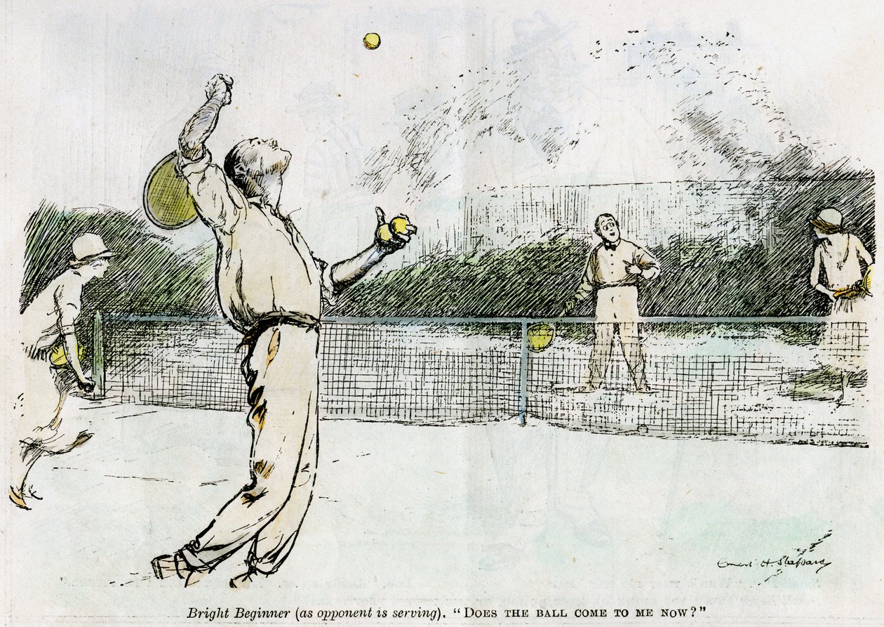 Tennis, 1920 af Unbekannt
