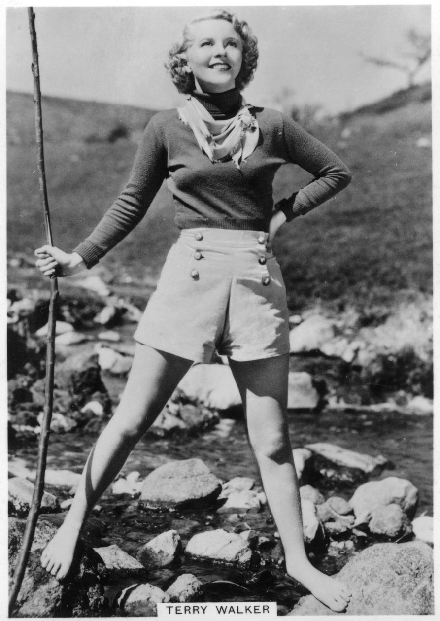 Terry Walker, amerikansk filmskuespillerinde, c1936-c1939 af Unbekannt