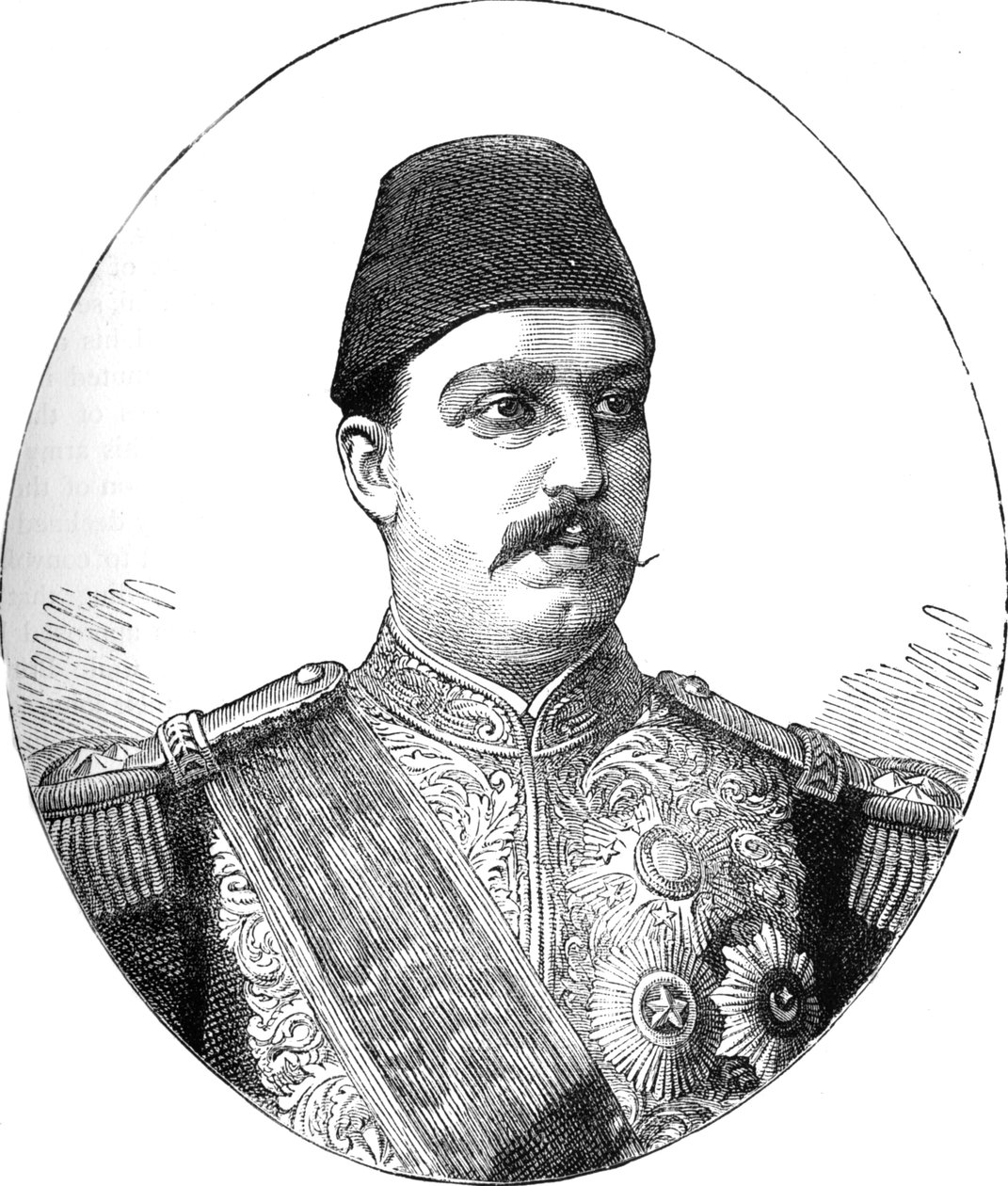 Tewfik, Khedive af Egypten, c1882 af Unbekannt