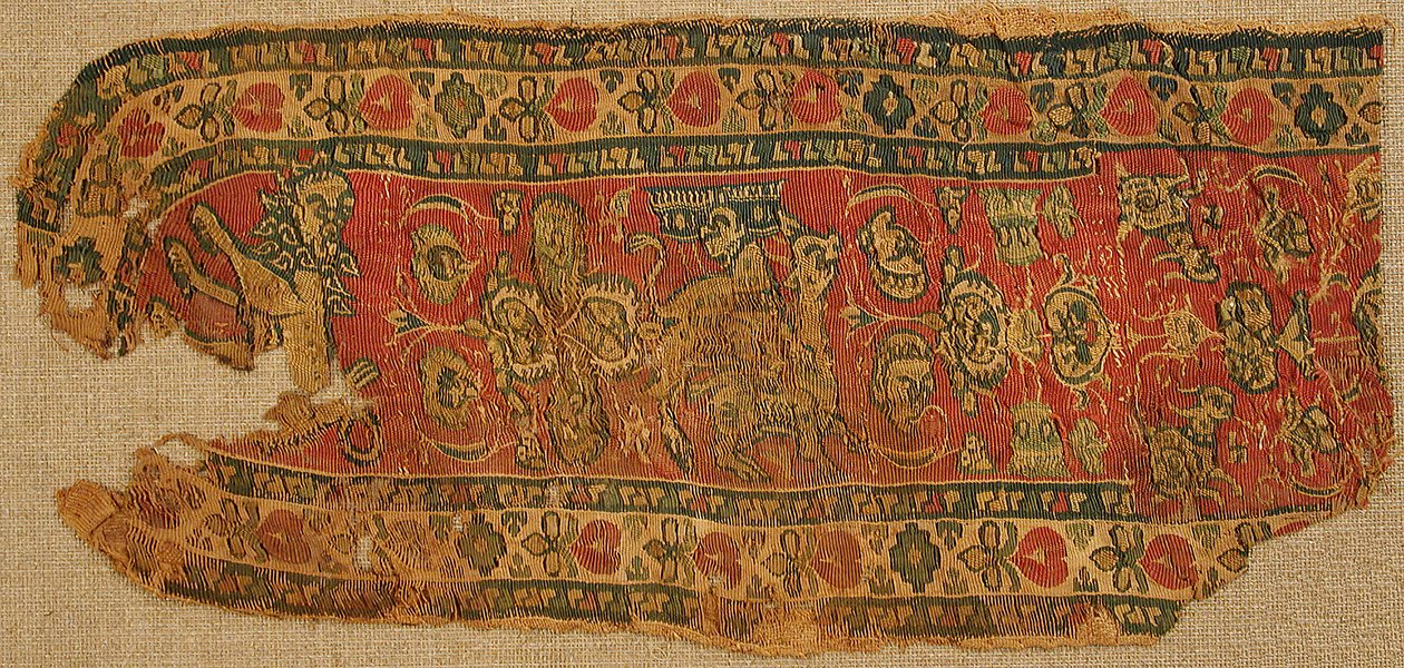 Tekstilfragment, byzantinsk, 8.-9. århundrede. af Unbekannt