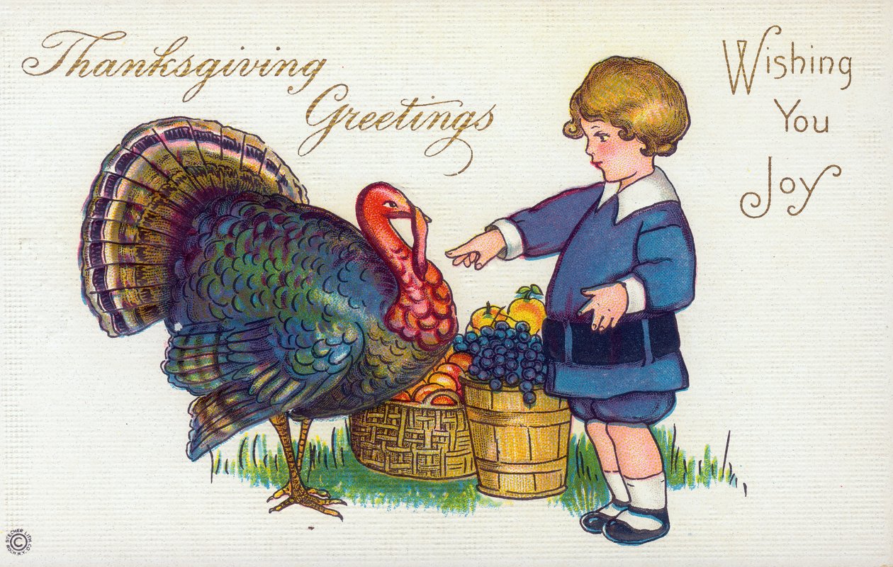 Thanksgiving Hilsener. Ønsker dig glæde. af Unbekannt
