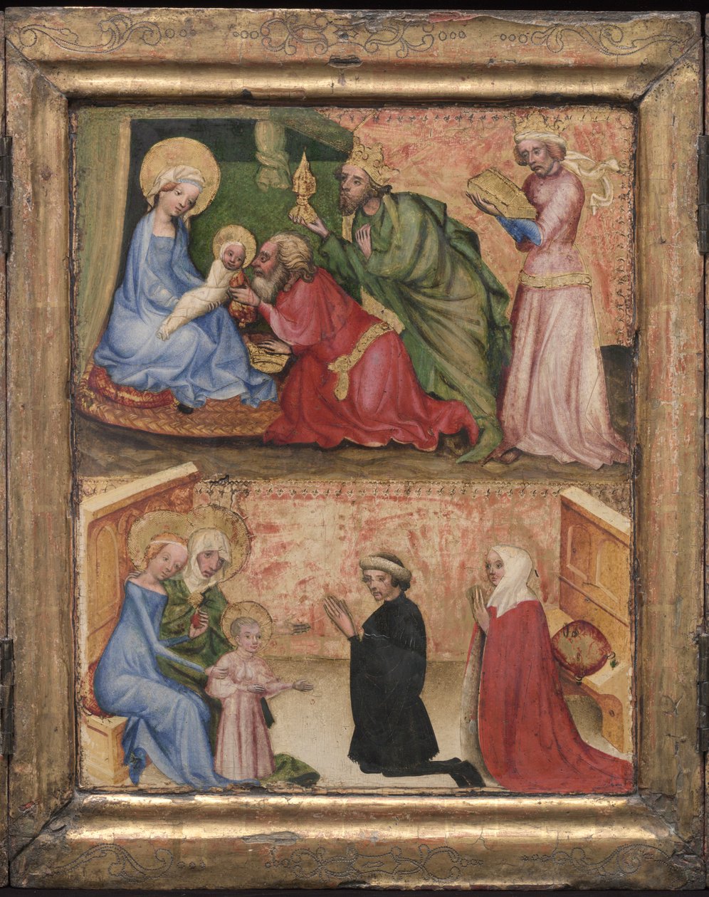 Magiernes tilbedelse, ca. 1424. af Unbekannt
