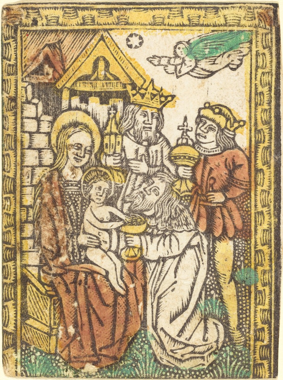 Magiernes tilbedelse, ca. 14701480. af Unbekannt