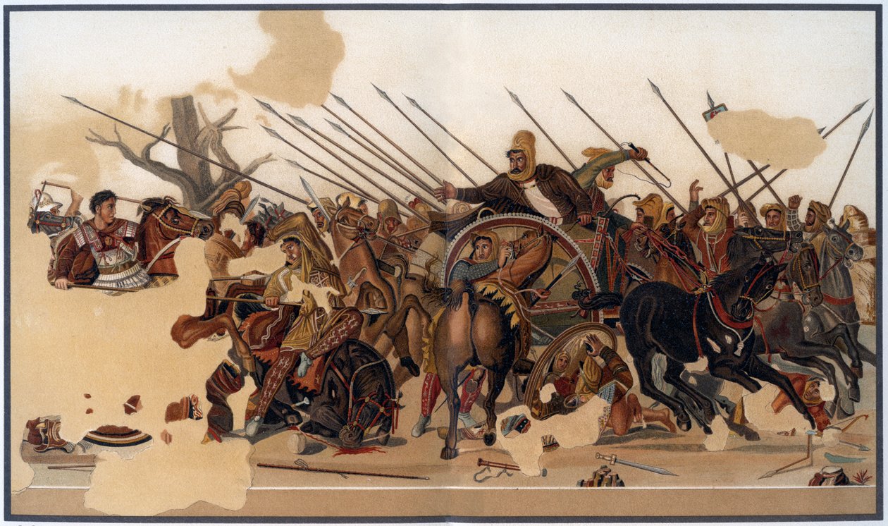 Alexandermosaikken, c79 e.Kr., 1902 af Unbekannt