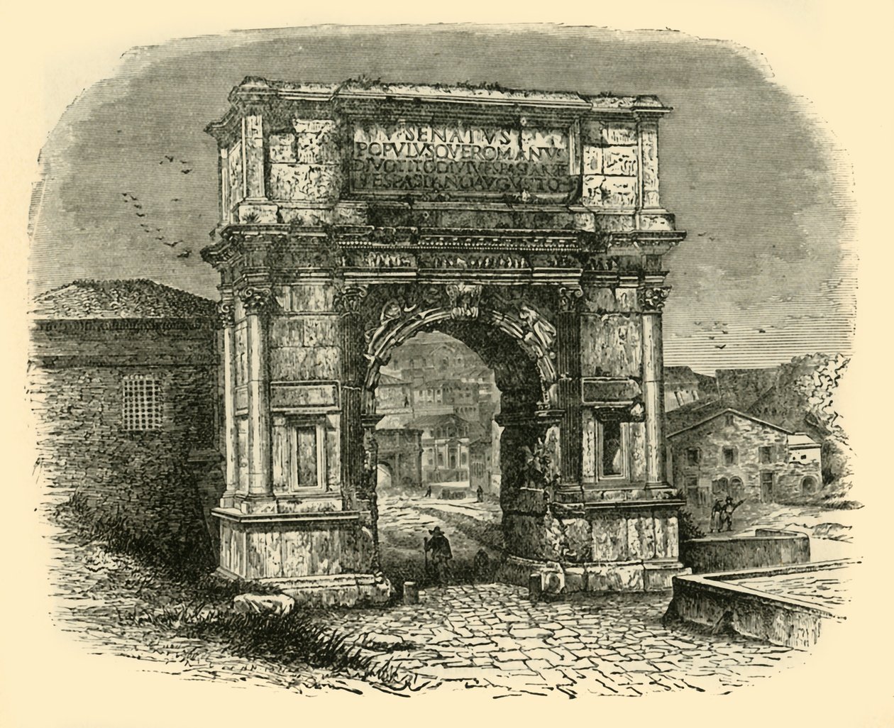 Titusbuen, Rom, 1890. af Unbekannt