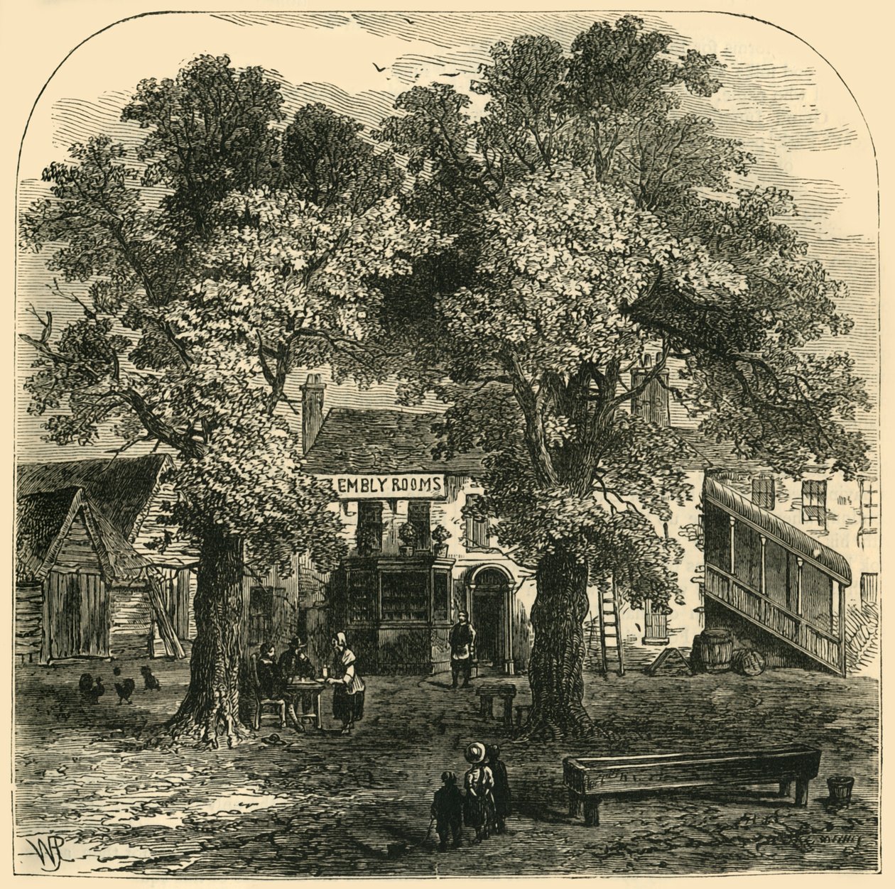 Forsamlingslokalerne, Kentish Town, 1750, c1856. af Unbekannt