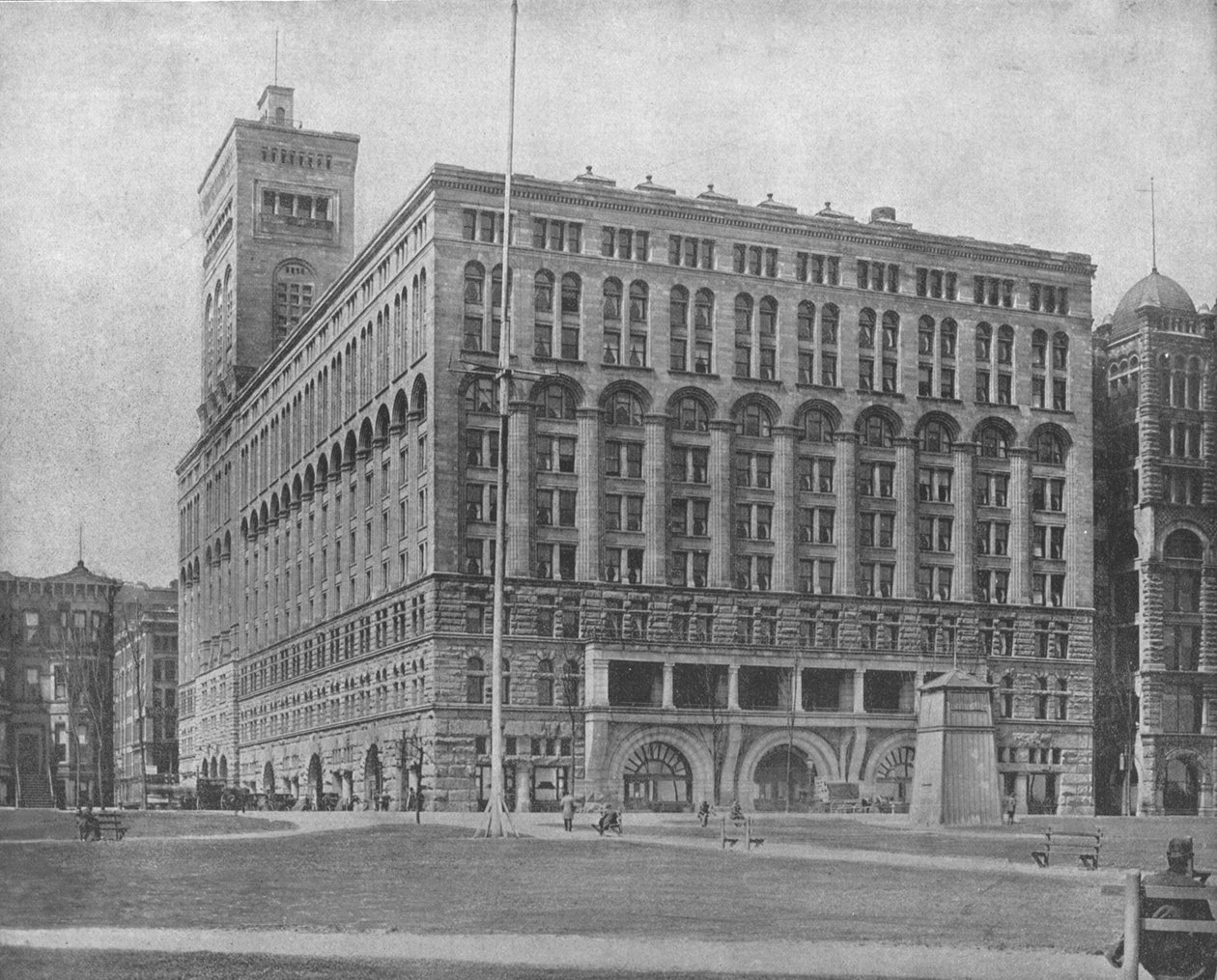 The Auditorium, Chicago, Illinois, USA, c1900. af Unbekannt