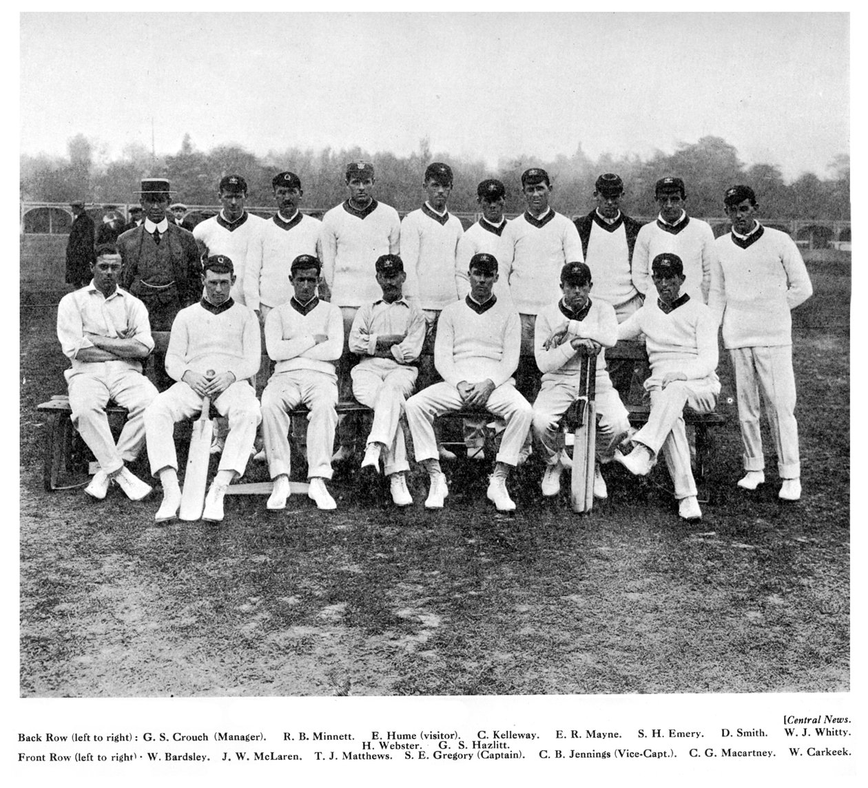 Det australske crickethold fra 1912 af Unbekannt