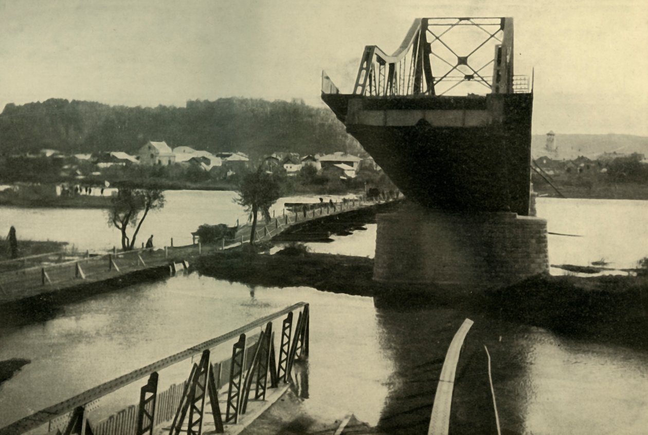 Det østrigske tilbagetog fra Przemysl, 1919. af Unbekannt