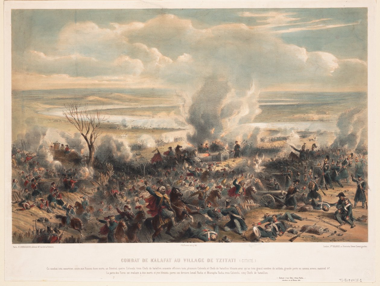 Slaget ved Calafat i januar 1854, 1854 af Unbekannt