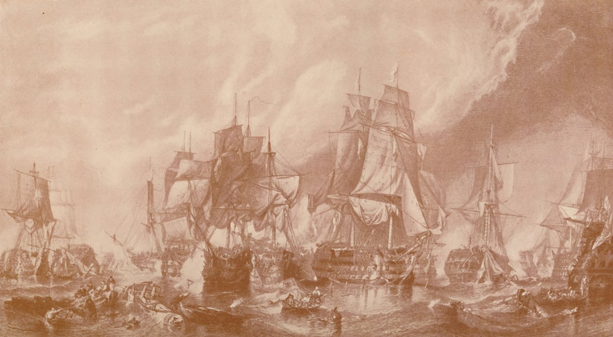 Slaget ved Trafalgar, 1805, 1896. af Unbekannt