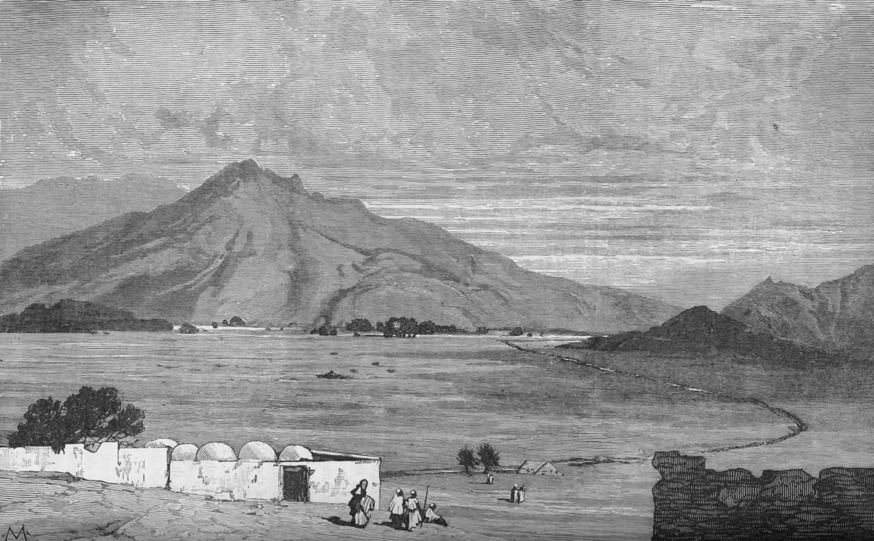 Slagmarken i Maiwand, c1880 af Unbekannt