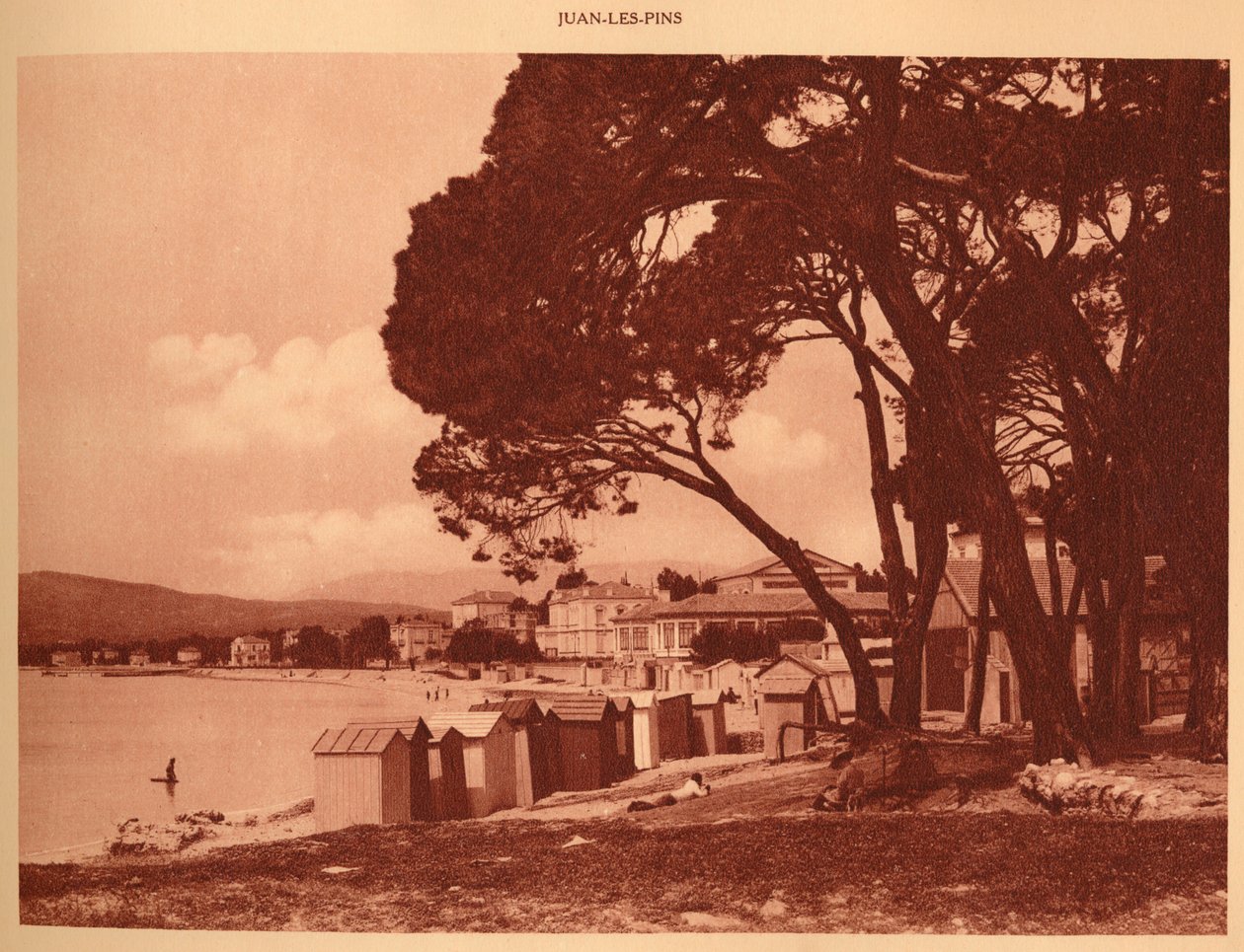 Stranden, Juan-les-Pins, 1930. af Unbekannt