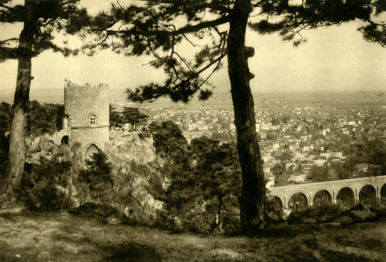 Det sorte tårn, Mödling, Nedre Østrig, c1935. af Unbekannt