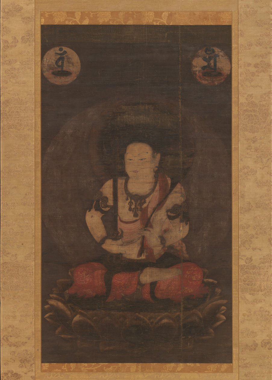 T Bodhisattva Manjushree Manju Basatsu, 13. århundrede. af Unbekannt