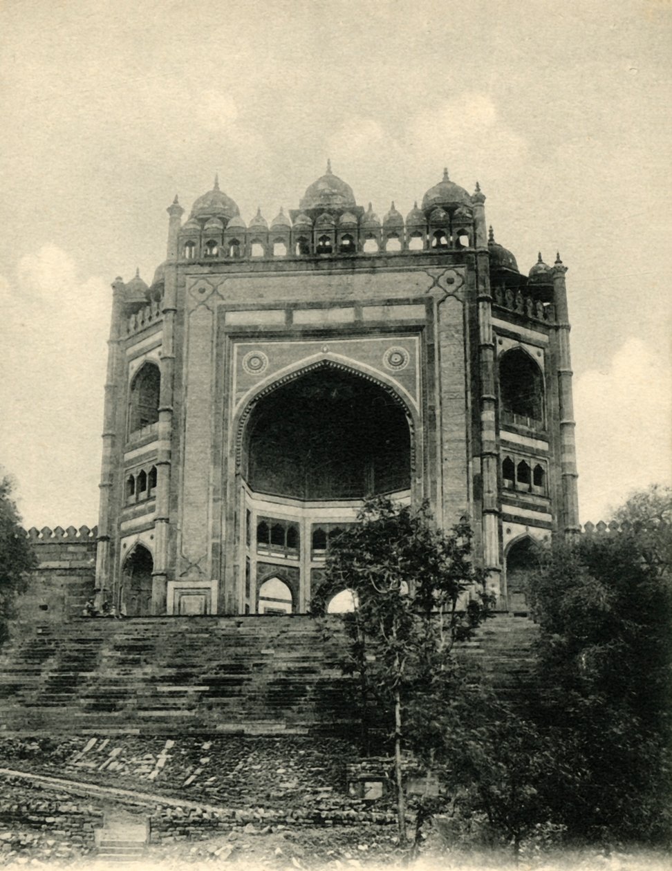 Bolundporten, Fatehpur Sikri. Agra. af Unbekannt