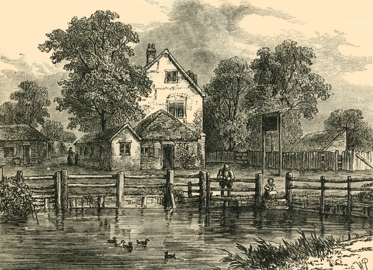 The Brill, Somers Town, i 1780, c1876. af Unbekannt