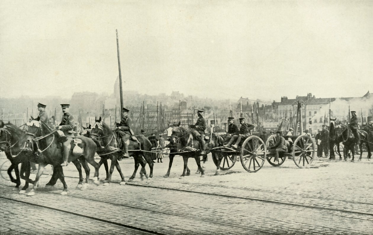 Den britiske ekspeditionsstyrke i Boulogne, 1919. af Unbekannt