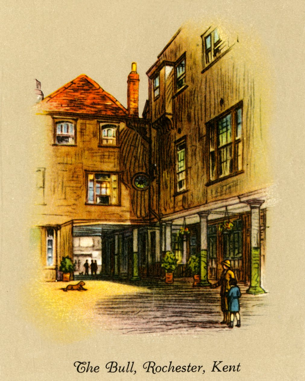 The Bull, Rochester, Kent, 1936. af Unbekannt