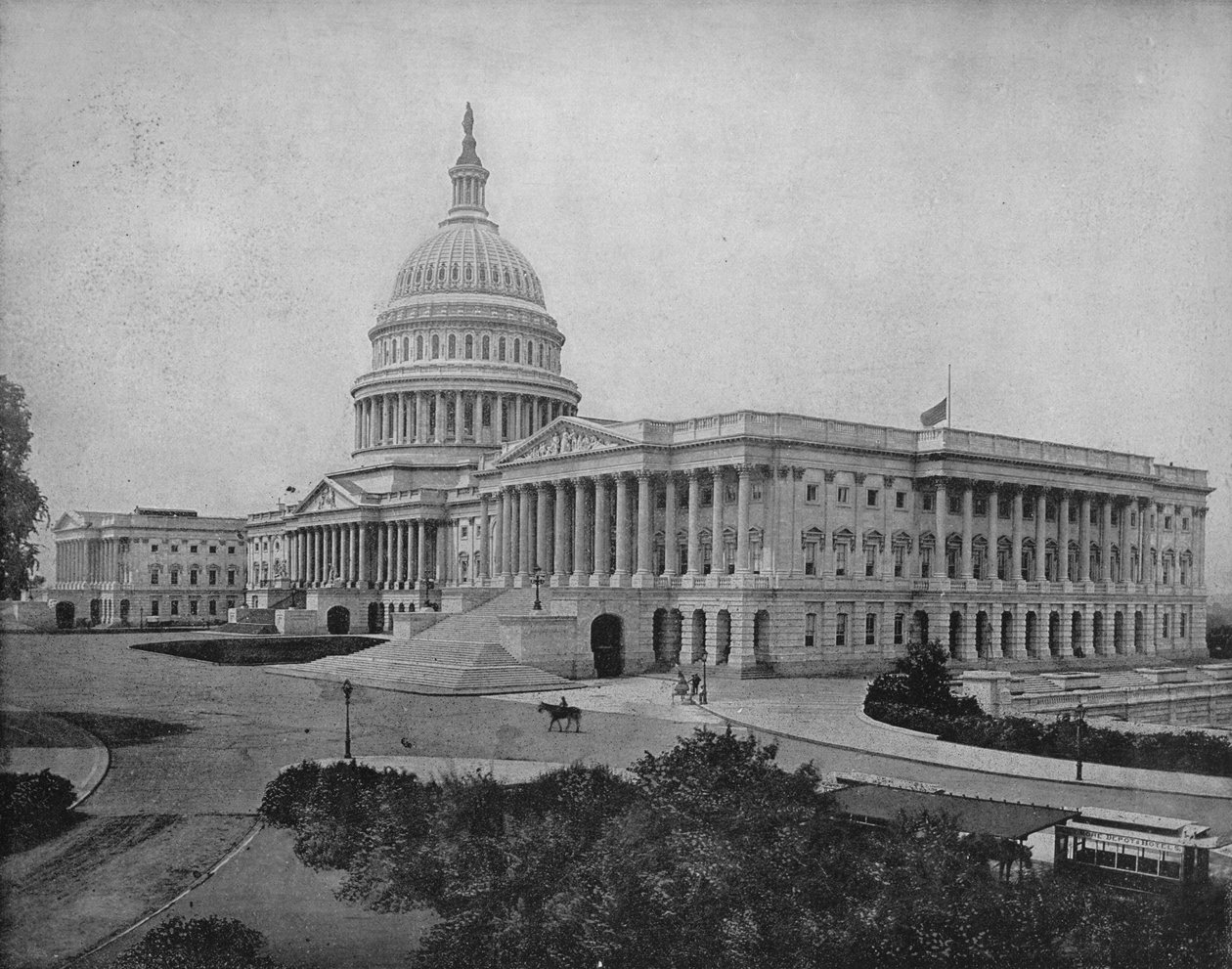 The Capitol, Washington, c1897. af Unbekannt