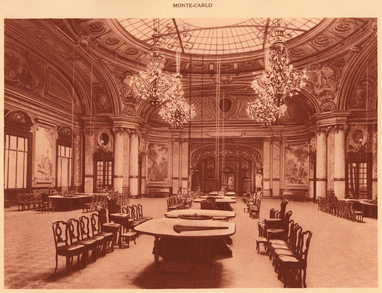 Kasinoet. - Schmits hall, Monte Carlo, 1930. af Unbekannt