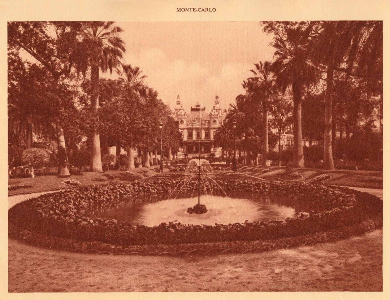 Kasinoet, Monte Carlo, 1930. af Unbekannt