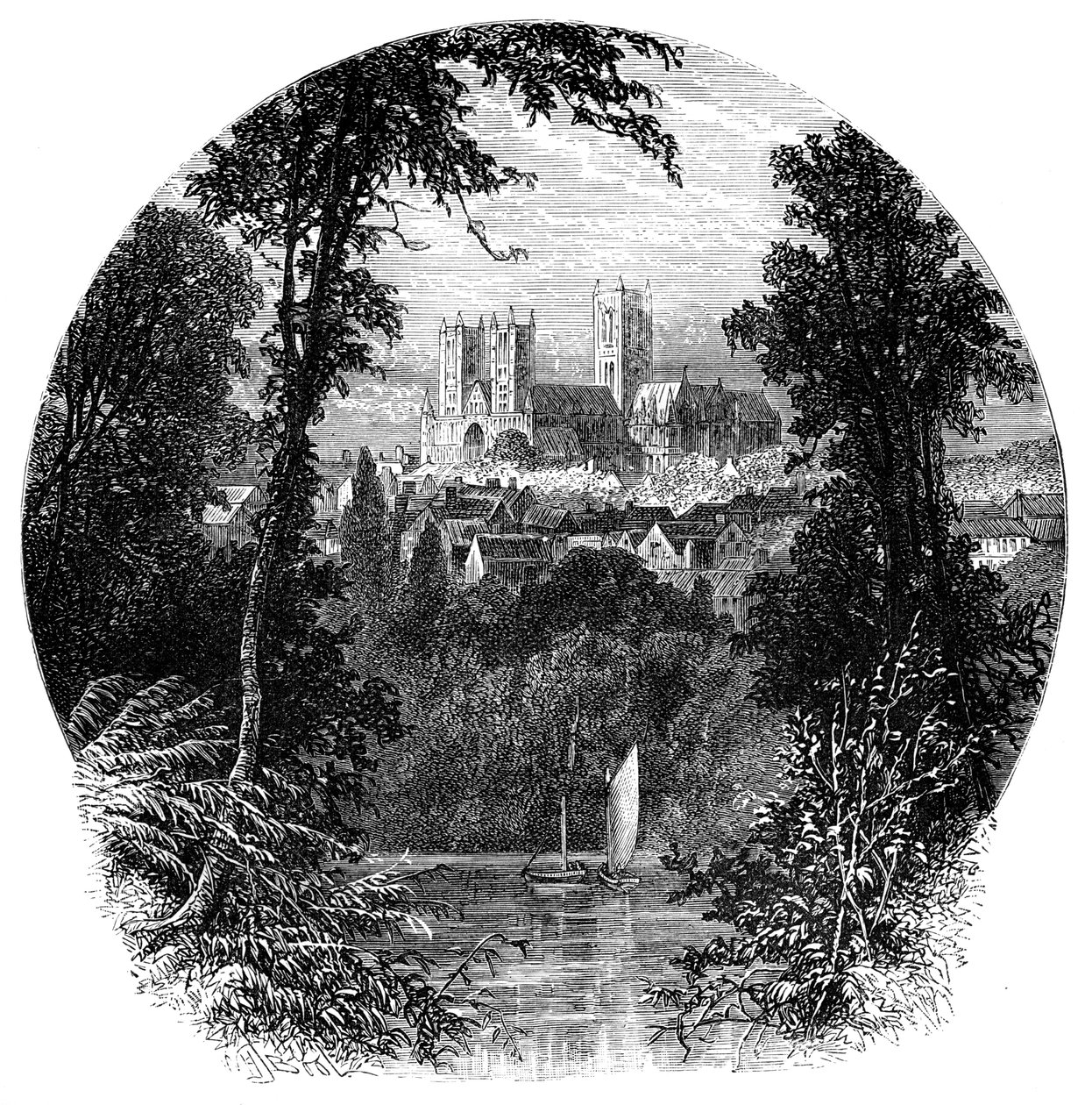 Katedralen, Lincoln, England af Unbekannt