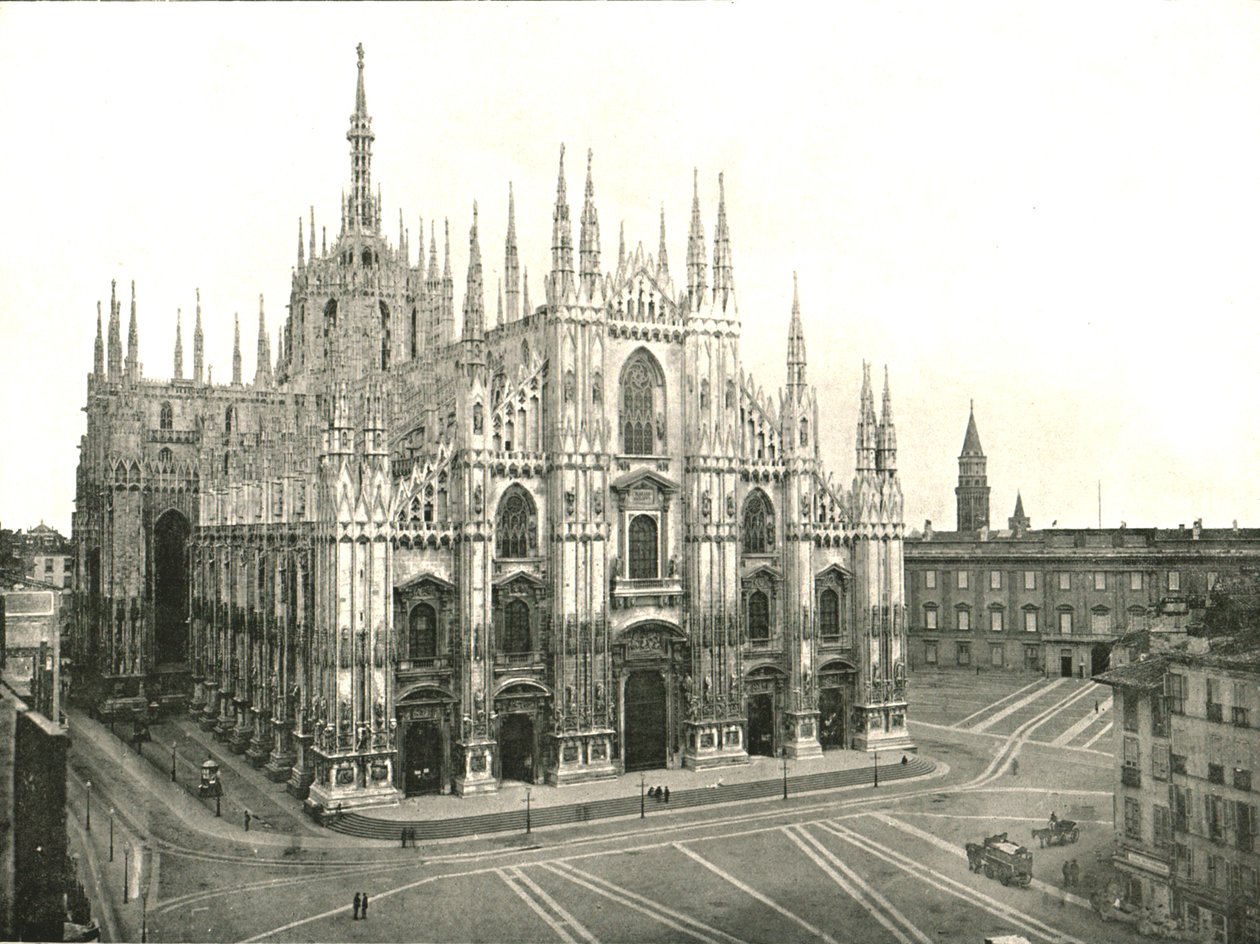 Katedralen, Milano, Italien, 1895. af Unbekannt