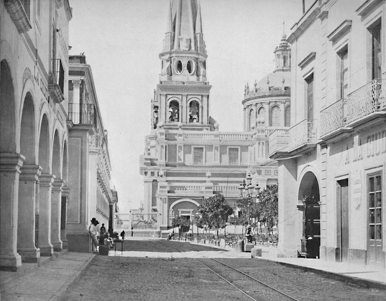 Katedralen i Guadalajara, Mexico, c1897. af Unbekannt