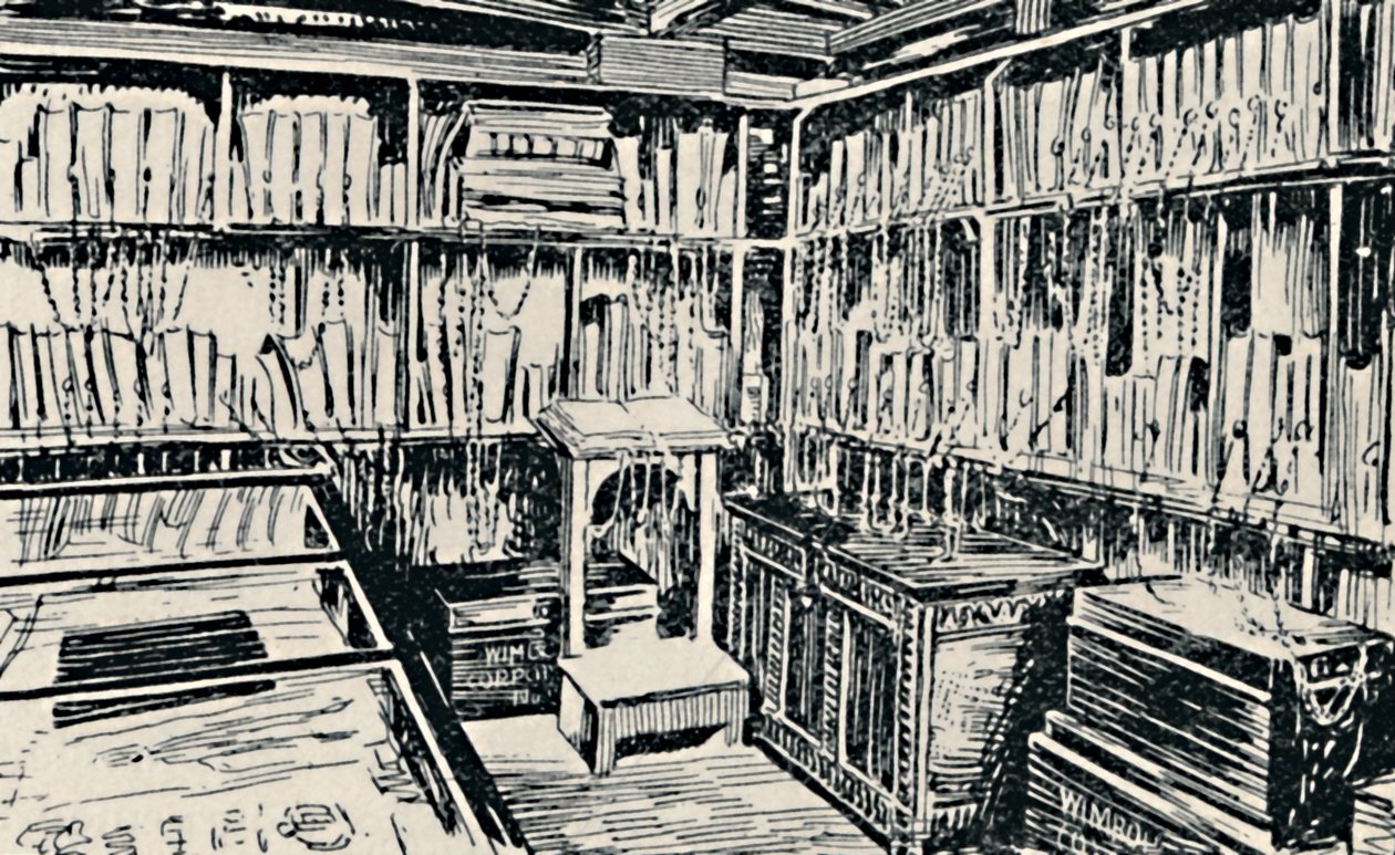 The Chained Library i Wimborne, 1929 af Unbekannt
