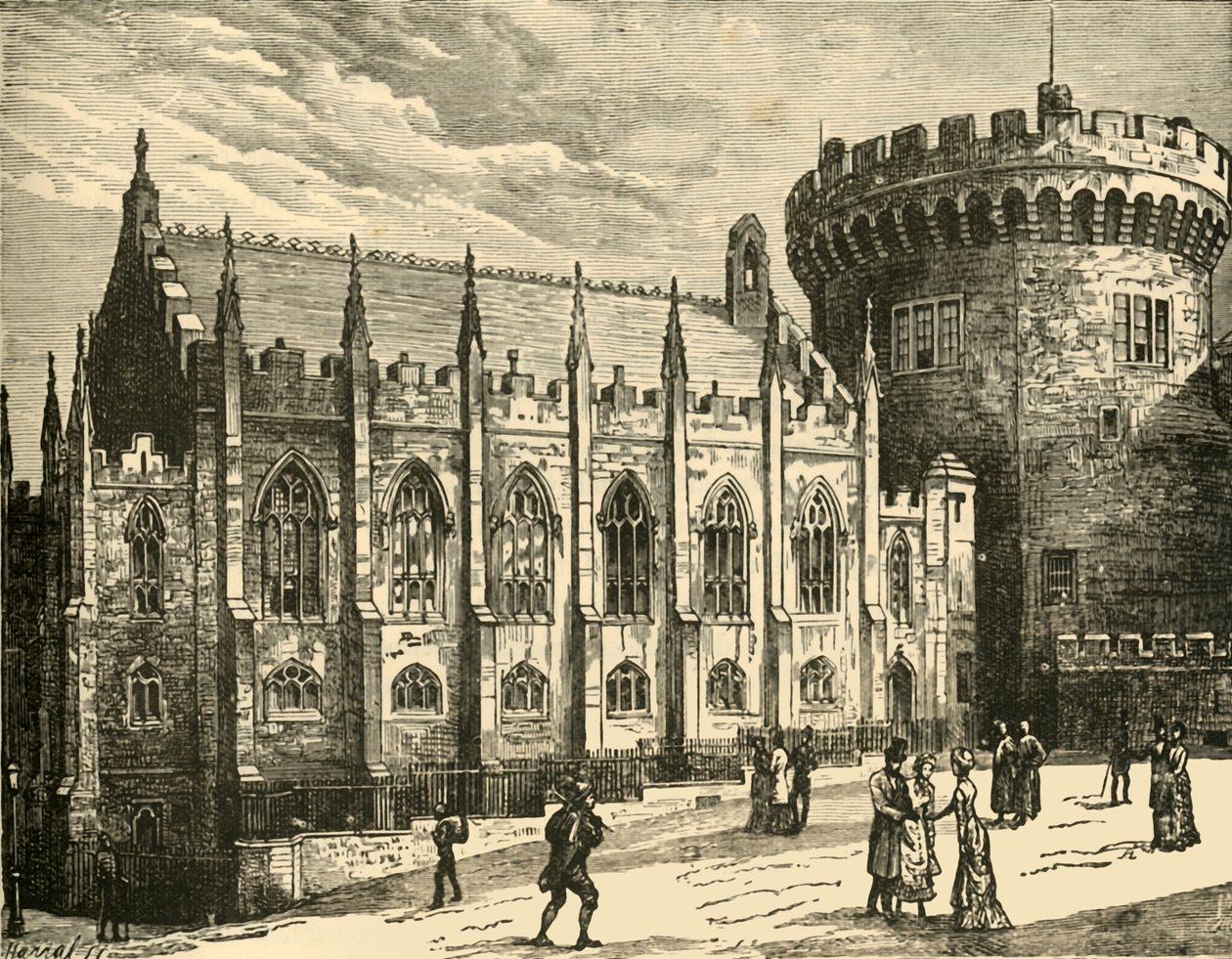 The Chapel Royal, Dublin Castle, 1898. af Unbekannt