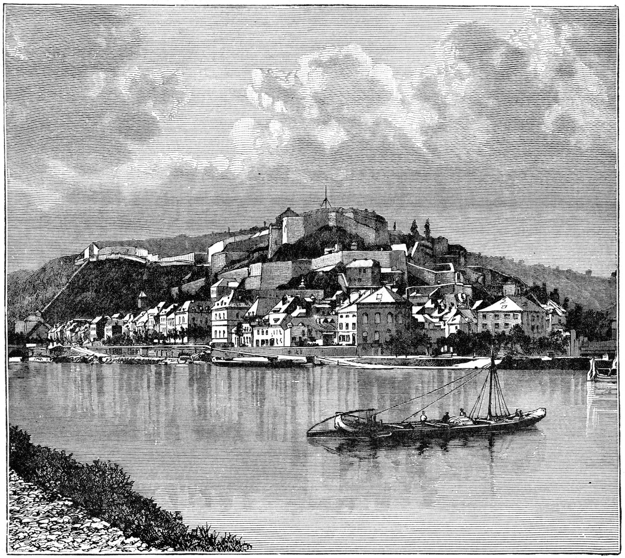 Citadellet i Namur, 1898 af Unbekannt