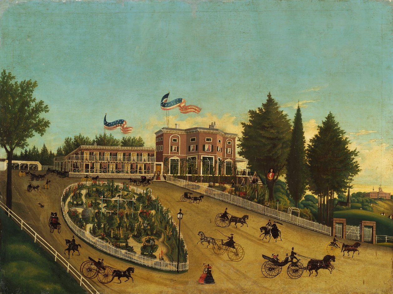 Claremont, ca. 1855. af Unbekannt
