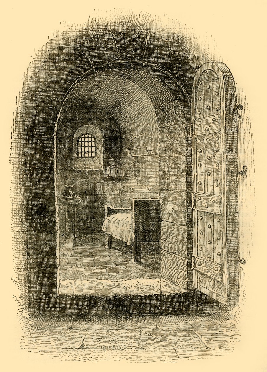 The Condemned Cell in Newgate, c1872. af Unbekannt