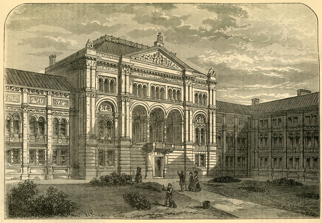 The Court of the South Kensington Station, c1876. af Unbekannt