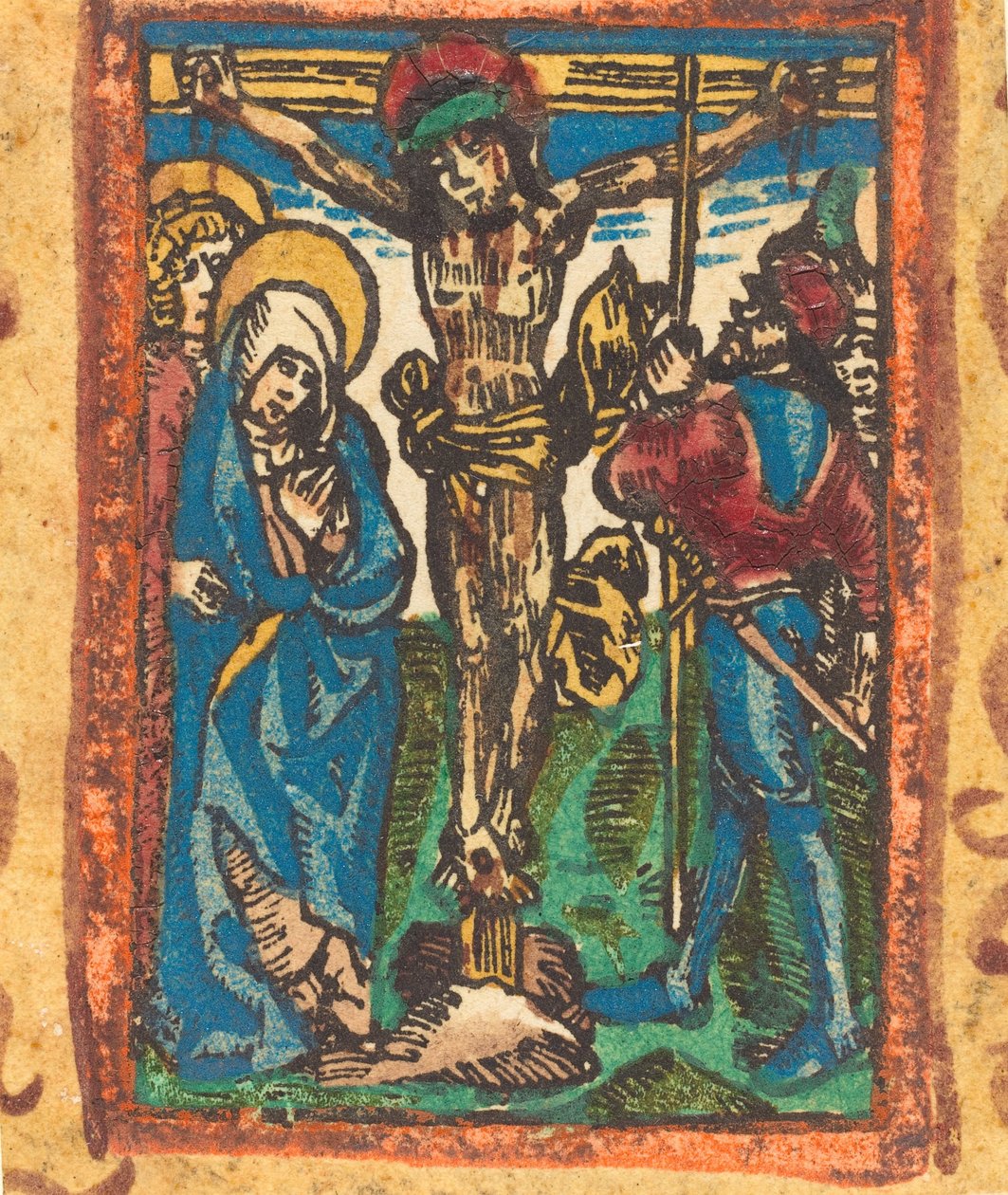Korsfæstelsen, ca. 14901500. af Unbekannt