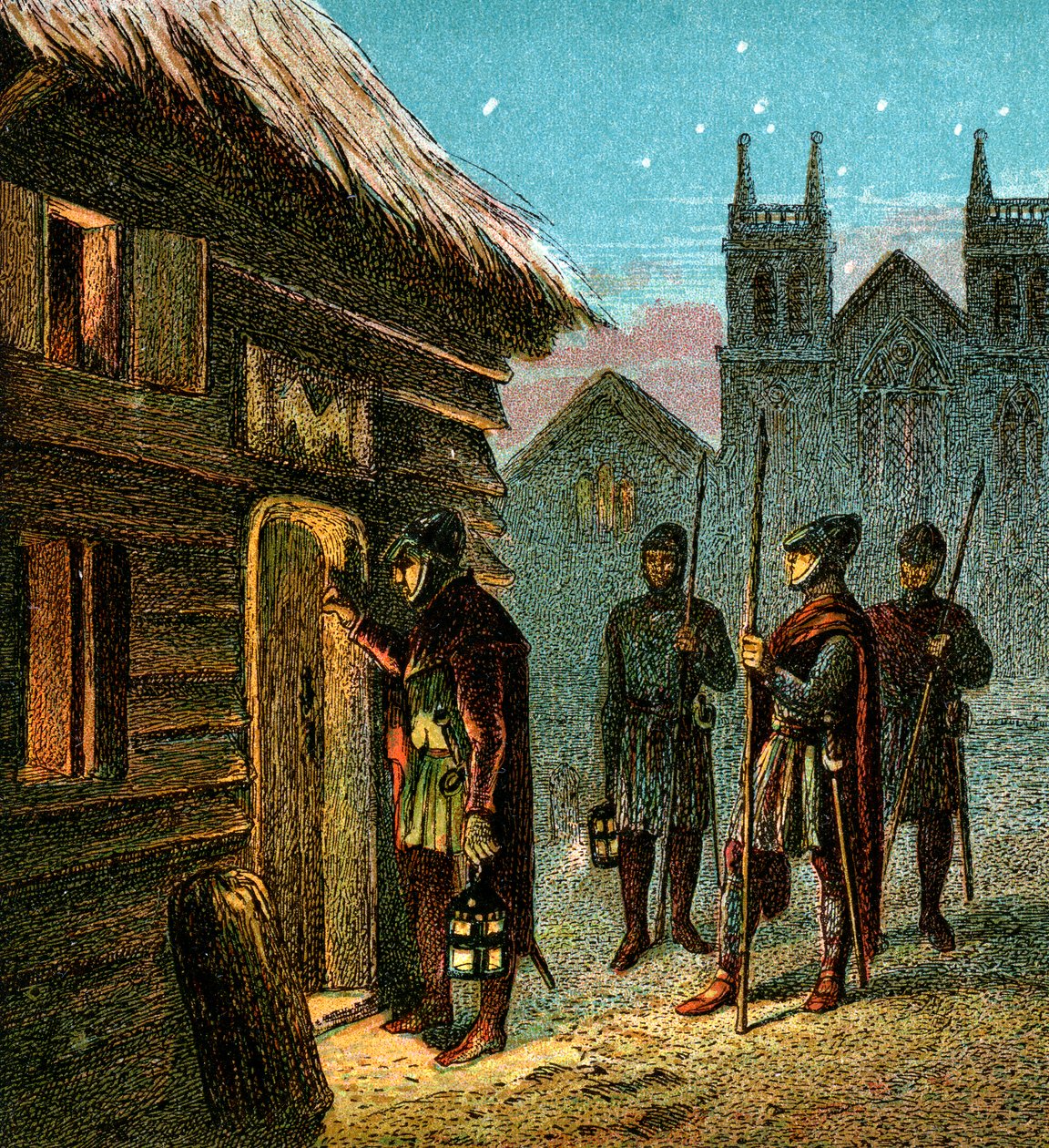 Udgangsforbuddet, c1850 af Unbekannt