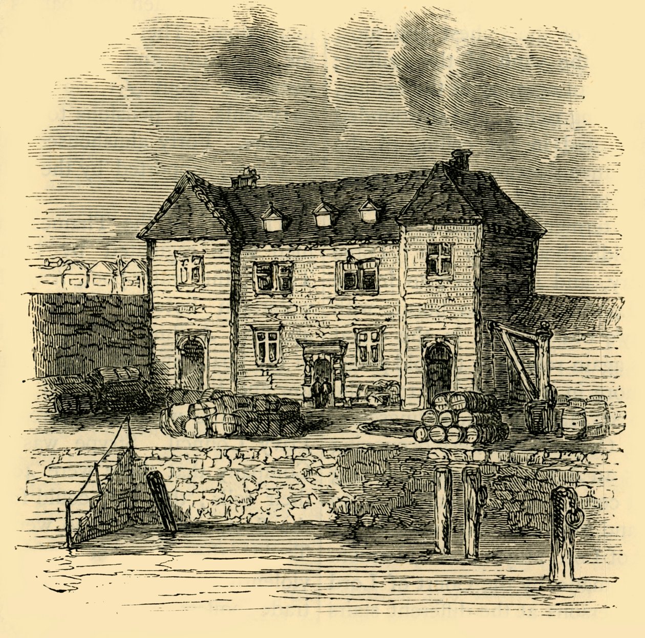 Toldhuset - Elizabeths tid, c1872. af Unbekannt