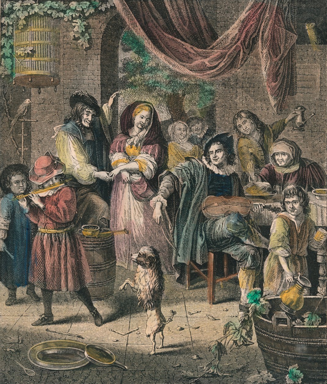 Den dansende hund, 1800-tallet. af Unbekannt