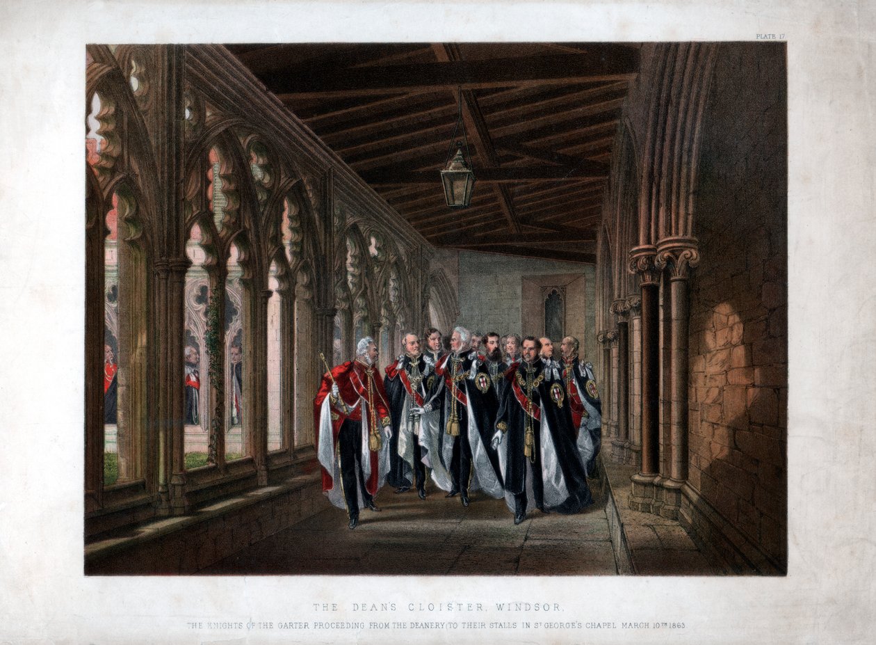 The Deans Cloister, Windsor, 10. marts 1863 af Unbekannt
