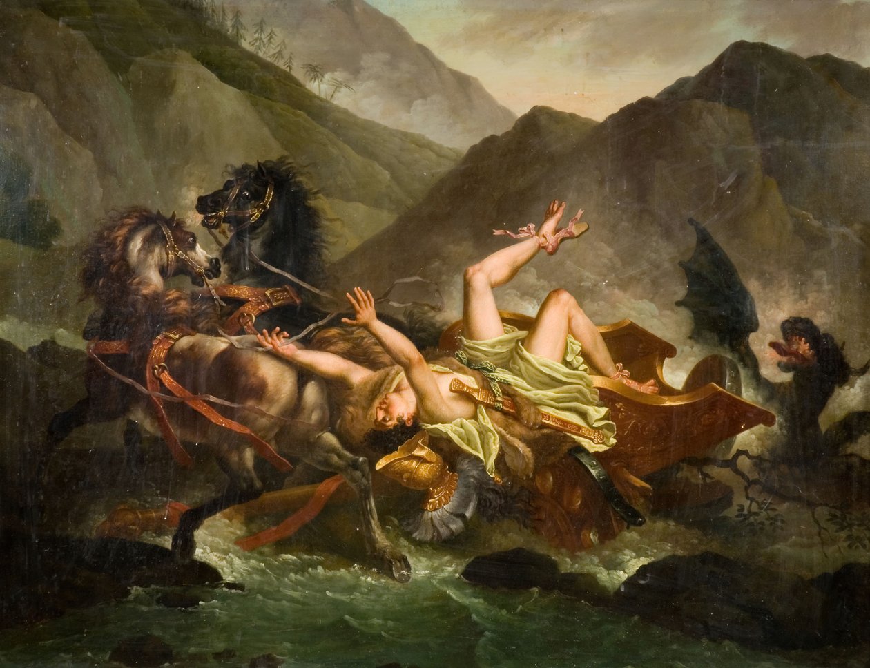 Hippolytus død, 1780-1820. af Unbekannt