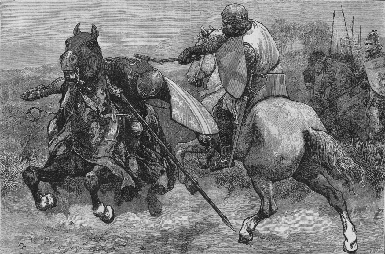 Bohuns død, 16. marts 1322, c1880 af Unbekannt