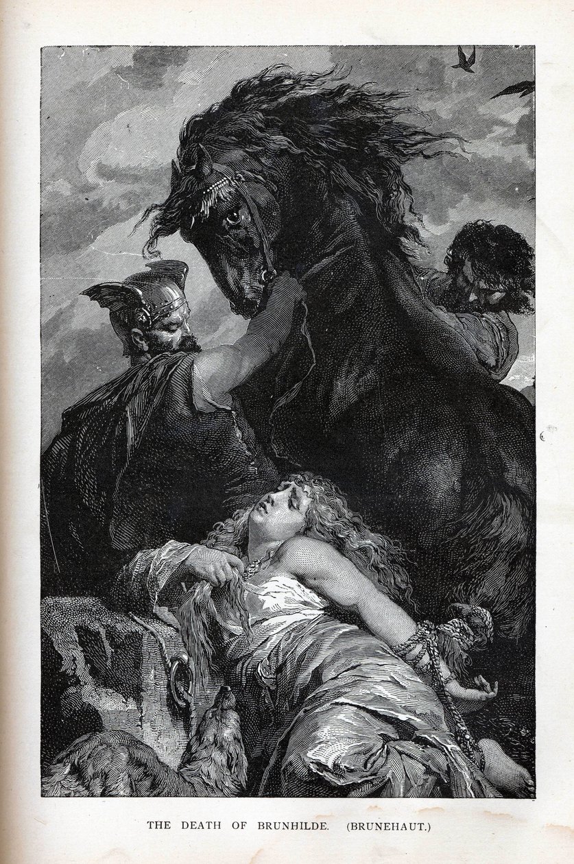 Brunhildes død, Brunehaut, 1882 af Unbekannt