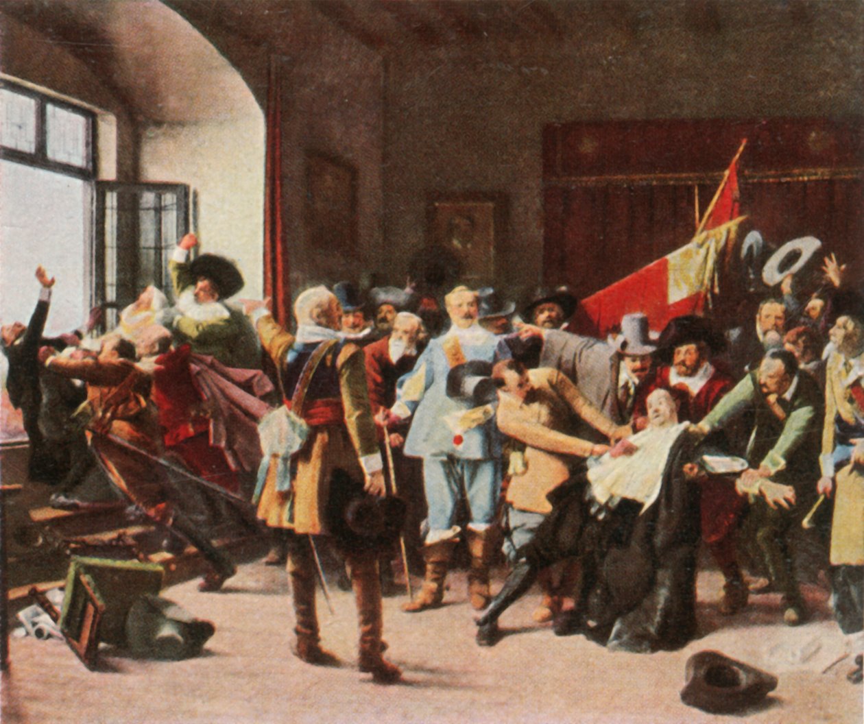 Prags forsvar, 23. maj 1618, 1936. af Unbekannt