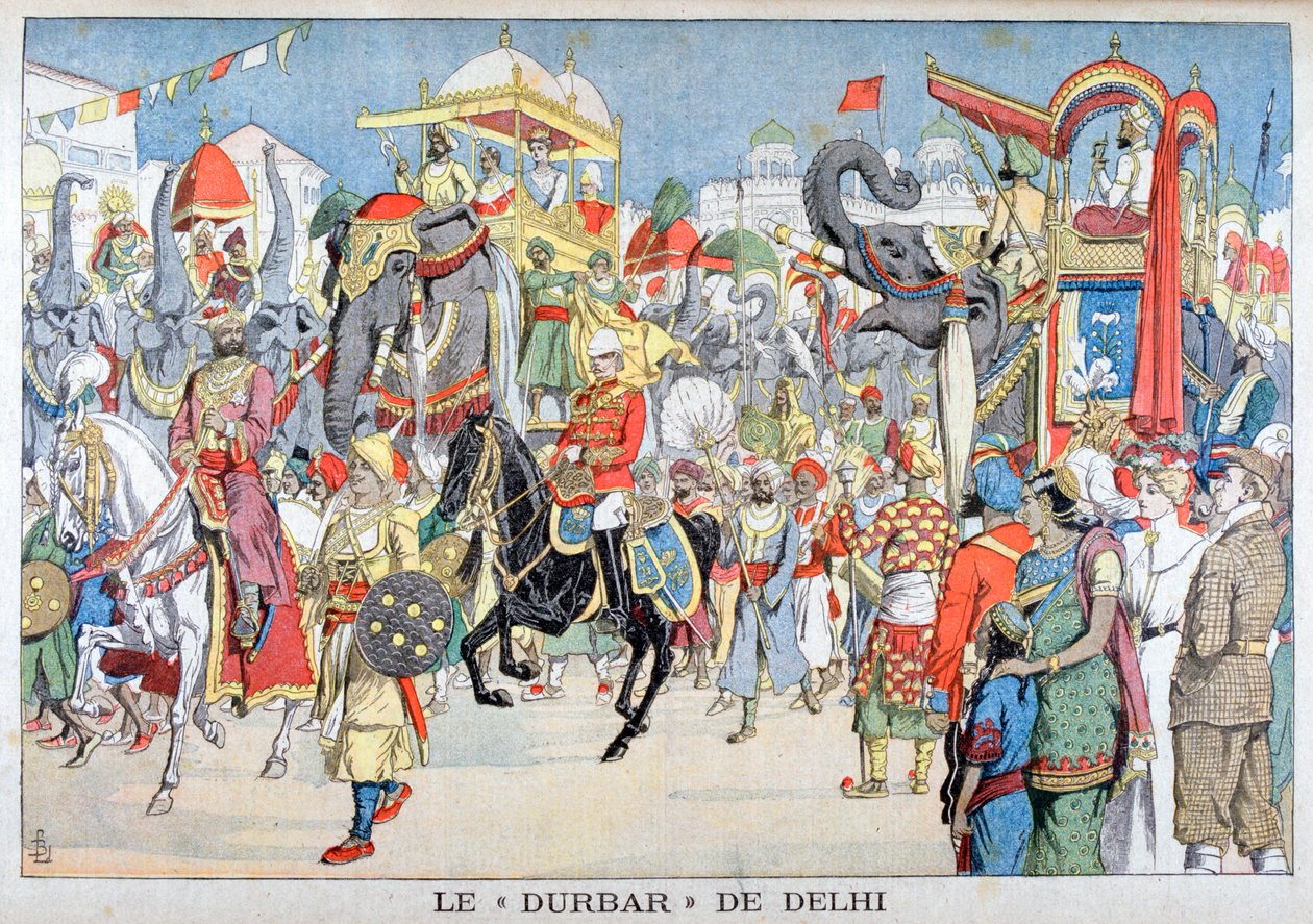 Delhi Durbar, 1903 af Unbekannt