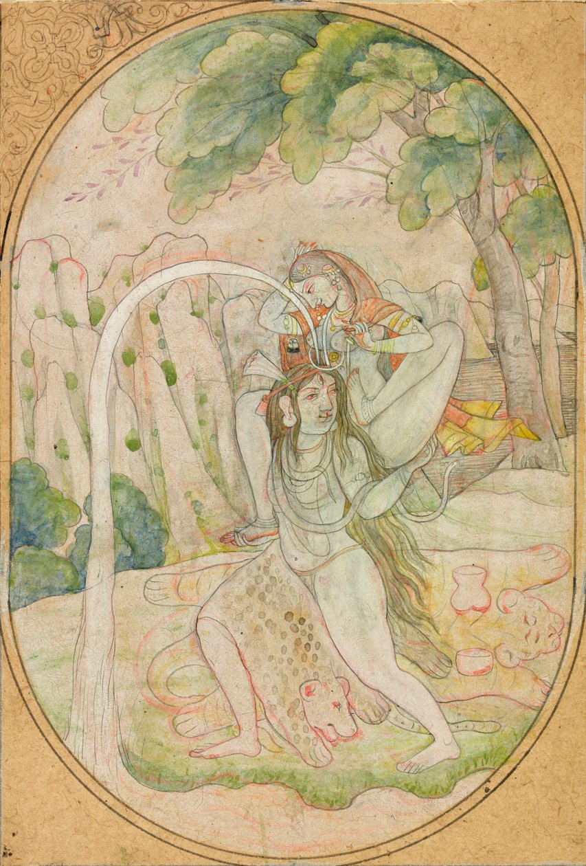 Nedstigningen af Ganges, ca. 1800. af Unbekannt