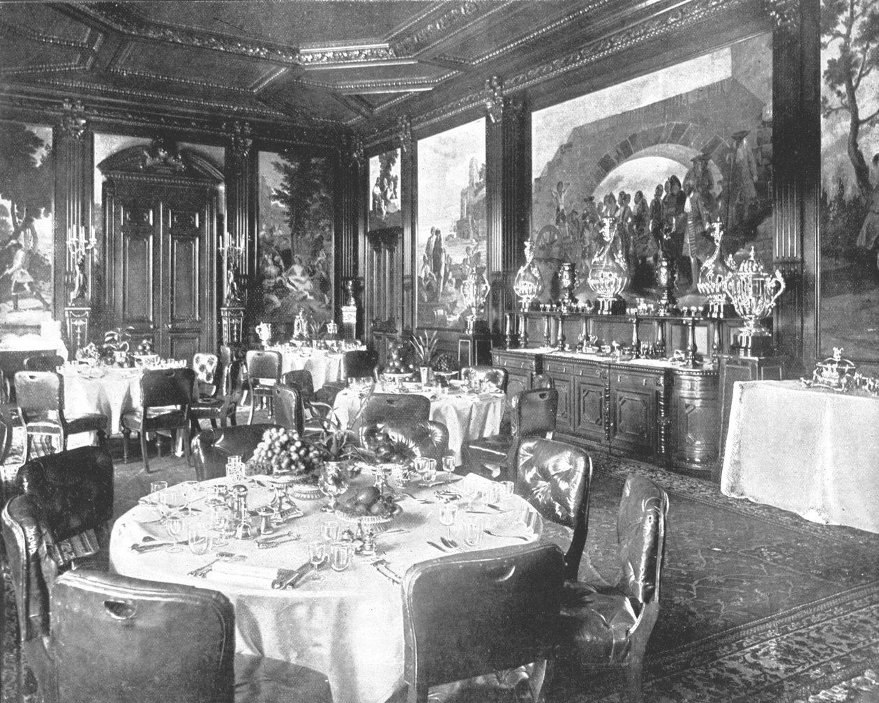 Spisehallen i Sandringham, Norfolk, 1894. af Unbekannt