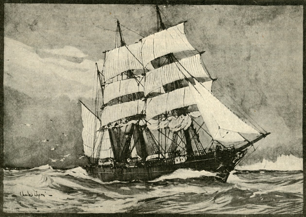 Opdagelsen under fuld sejl, 1901. af Unbekannt