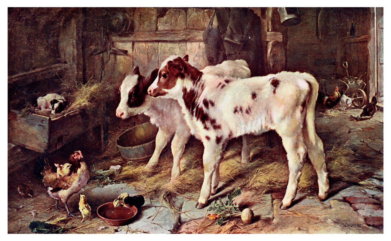 Hunden i krybben, 1885 1901 af Unbekannt