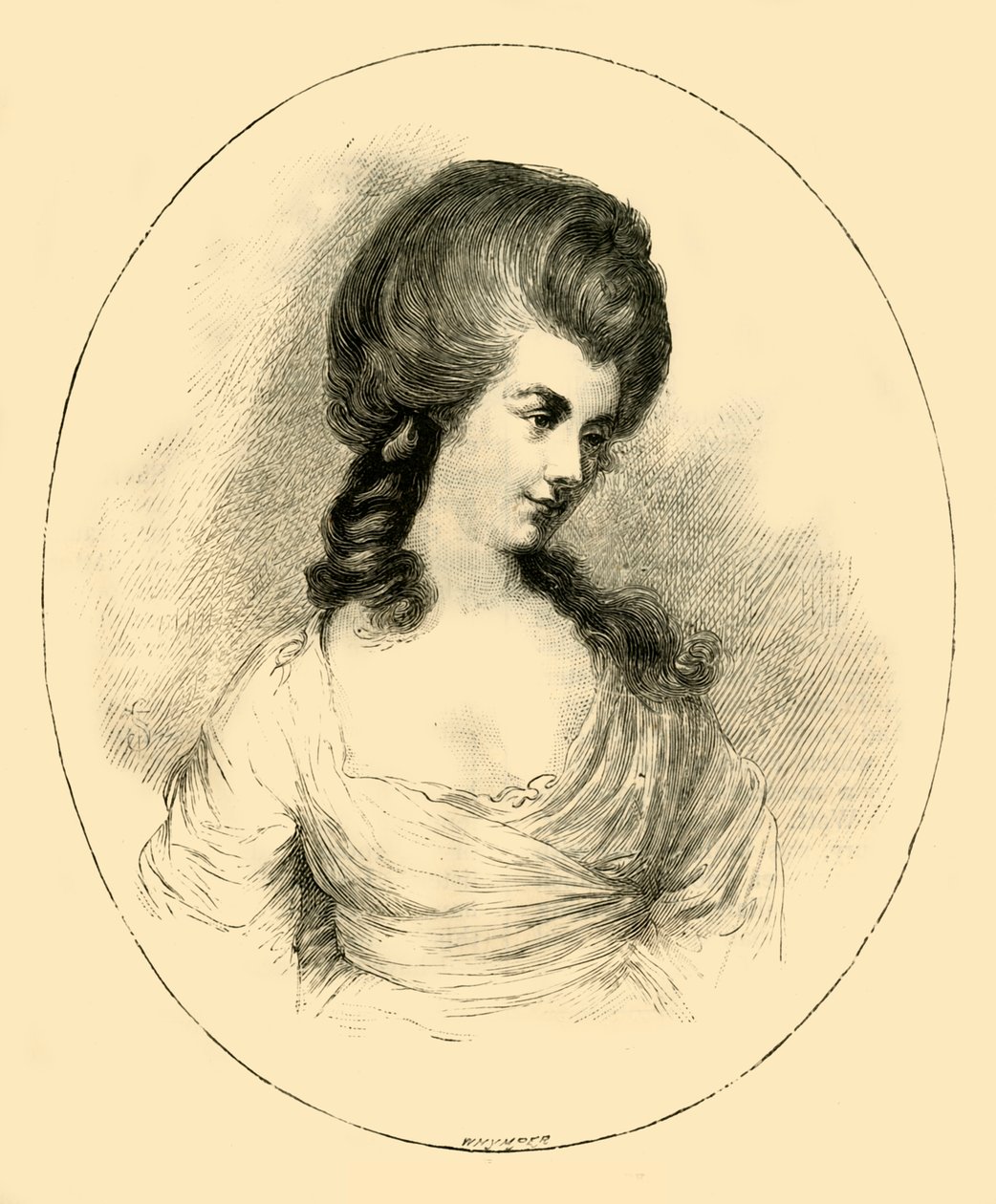 Hertuginden af Devonshire, c1780, 1881. af Unbekannt